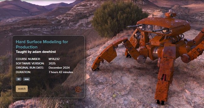 FXPHD – MYA232 – Hard Surface Modeling for Production