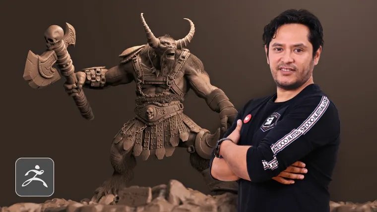 Domestika – Digital Sculpture of Fantastic Creatures with ZBrush by Luis Alberto Gayoso Berrospi  第1张