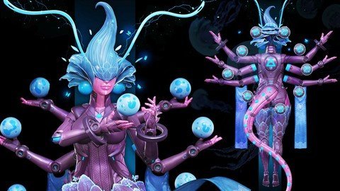 Hard Surface Fantasy Female Character Sculpting In Zbrush  第1张