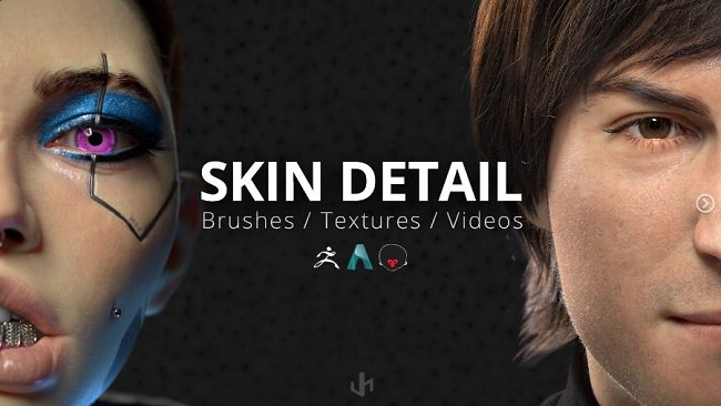 Artstation – Skin Details Kit V1.3  第1张