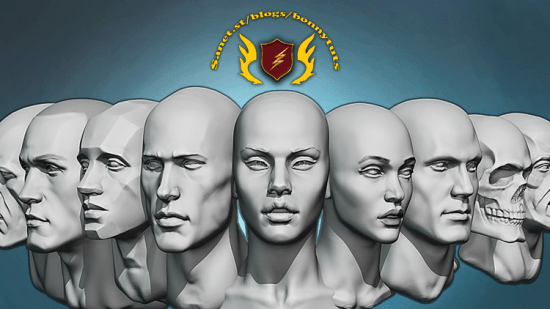 Head anatomy and sculpting exercises course  第1张