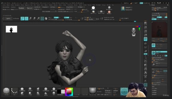Create A Dancing Girl In Zbrush And Marvelous Designer  第1张