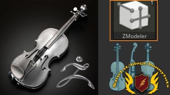 ZBrush for Jewelry Designers: Sculpting a Printable Violin  第1张