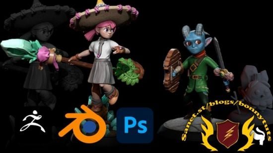 ZBrush: Beginner to Advanced Course on Three Miniatures